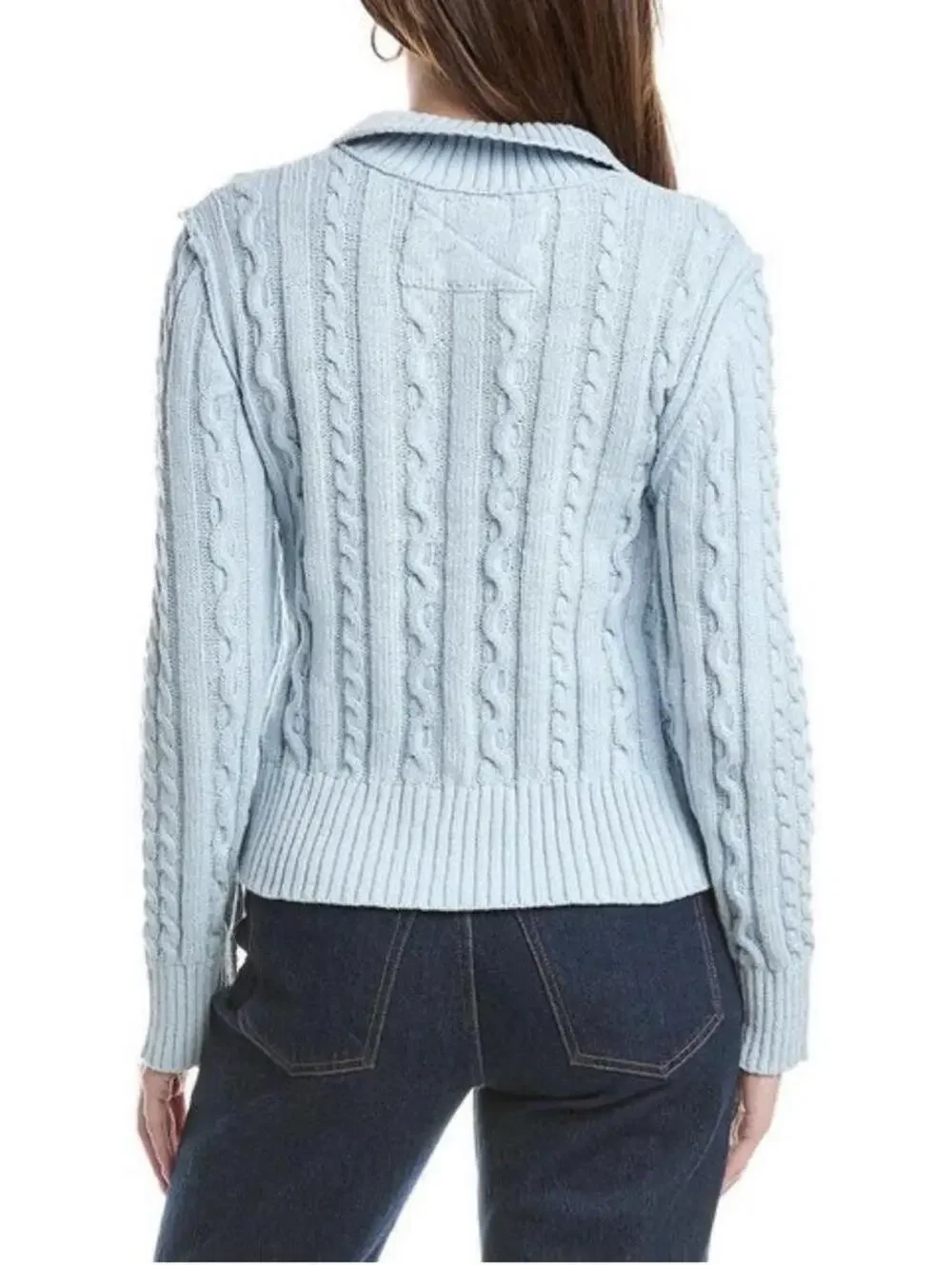 FREE PEOPLE - WE THE FREE WTF Cable sweater SIZE M.